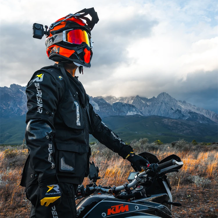 摩旅西普森拉力皮骑行服外套上衣单品不含护具不含裤子