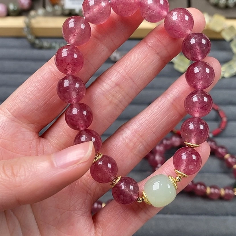 【闪购商品】烟晶手链未镶嵌g418