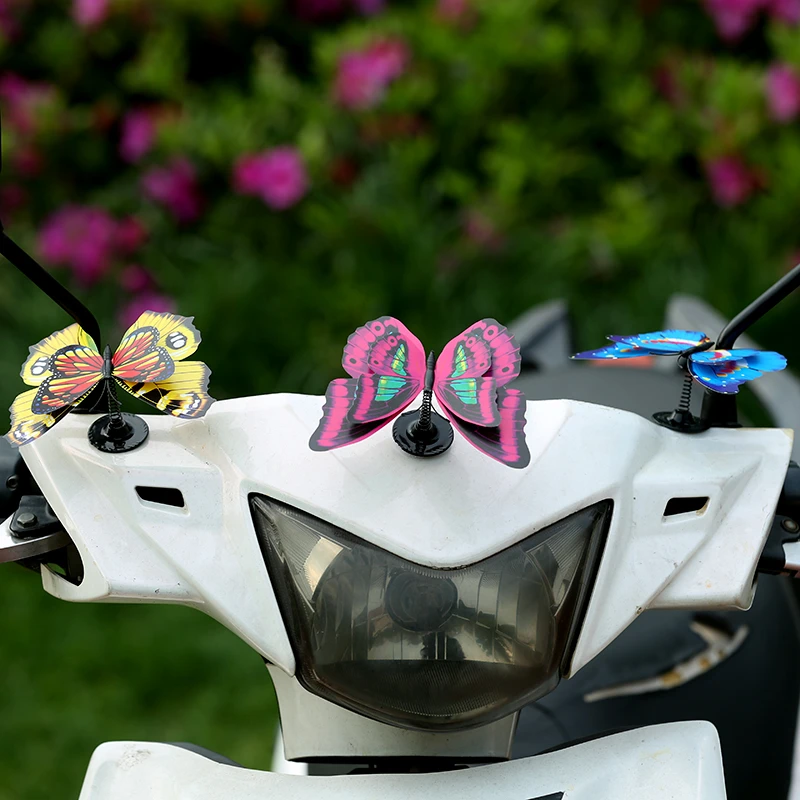 电动车蝴蝶结翅膀装饰小配件头盔改造雅迪台铃小牛爱玛元宇宙配饰