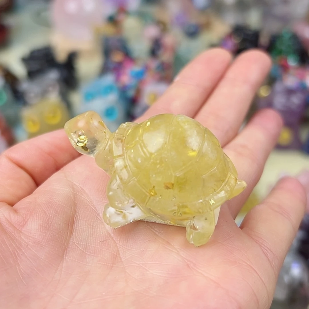 【闪购商品】紫晶大型摆件（非配饰）未镶嵌黄小龟