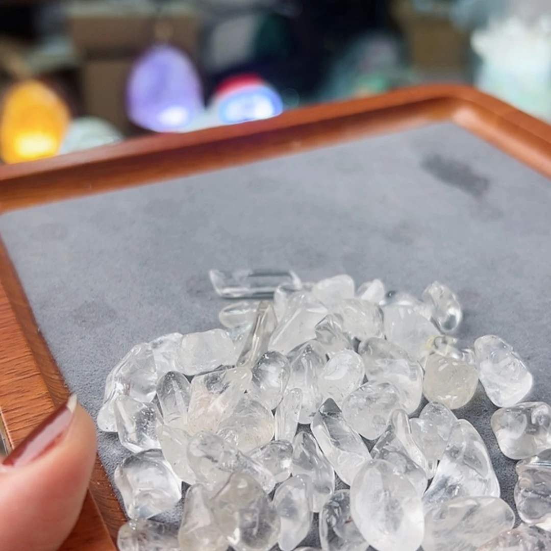 【闪购商品】水晶大型摆件(非配饰)银S925镶嵌白水晶原石