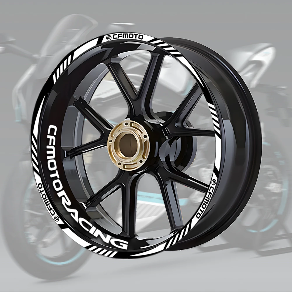 适用于春风250SR450SR摩托车轮毂贴纸250NK800NK轮圈改装装饰贴花