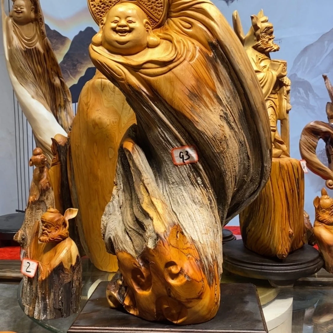 【闪购商品】崖柏根雕秋**雨