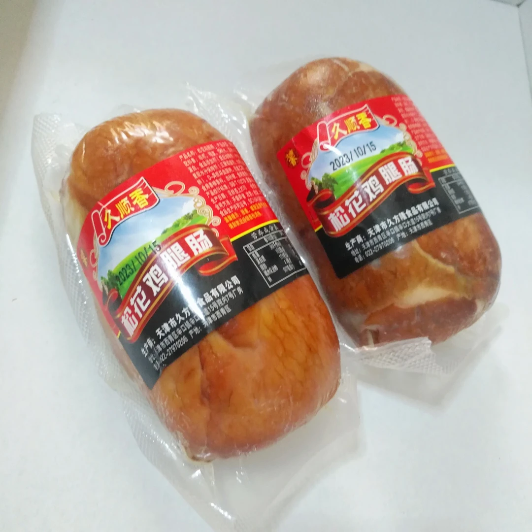 天津久顺香松花鸡腿肠约500克*2袋（±20克）松花鸡腿肠开袋即食