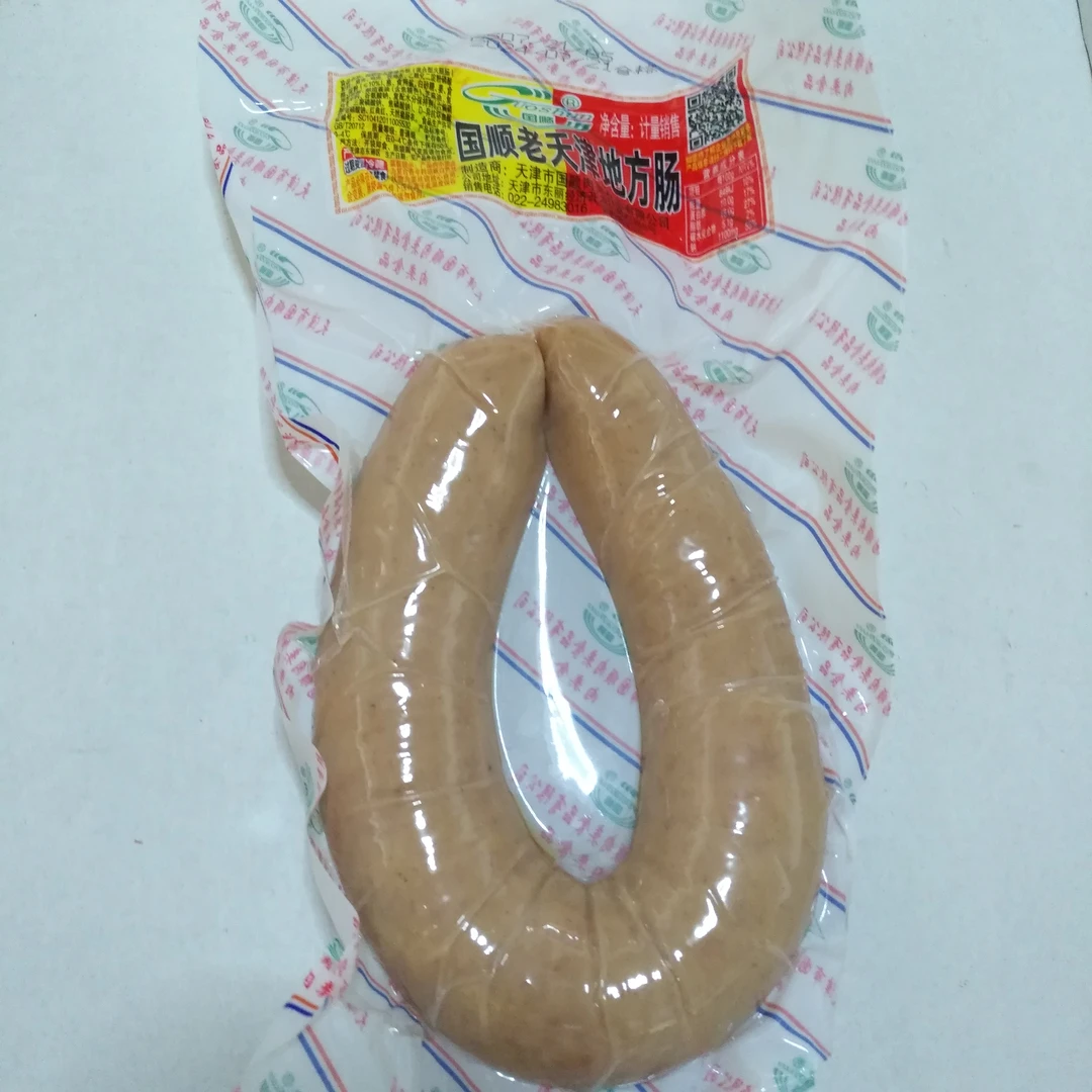 国顺老天津地方肠约400克/根天津特产熟食开袋即食