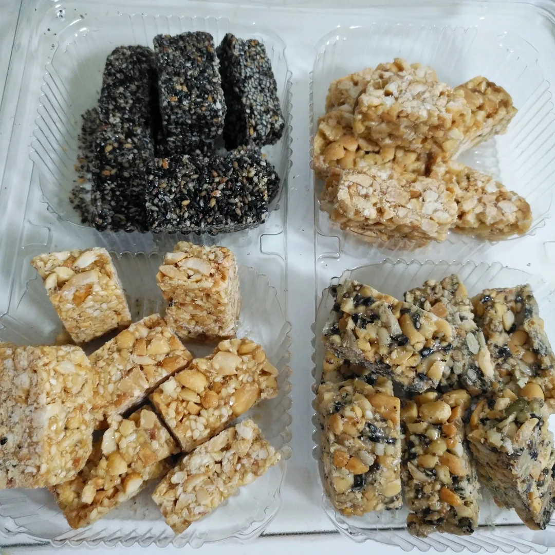 无蔗糖混合果仁酥黑芝麻酥白芝麻花生糖果仁酥花生糖无蔗糖