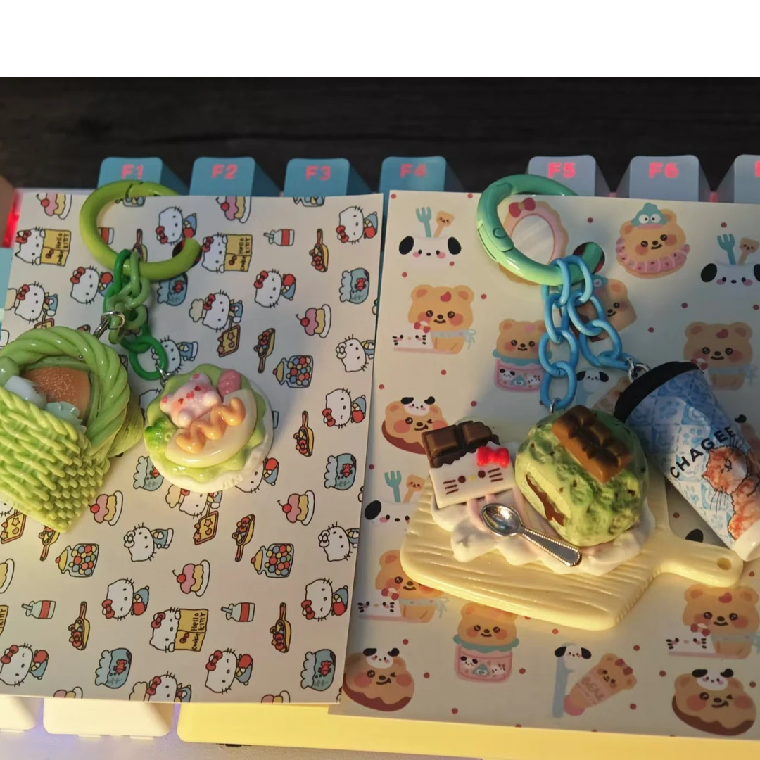 （直播选款）手工DIY树脂钥匙扣包包挂件手工制作