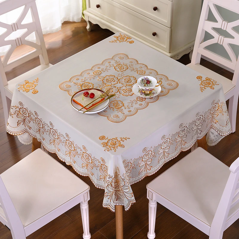 （1.37X1.37方形）免洗八仙桌牌桌防水方形台布桌布正方形pvc