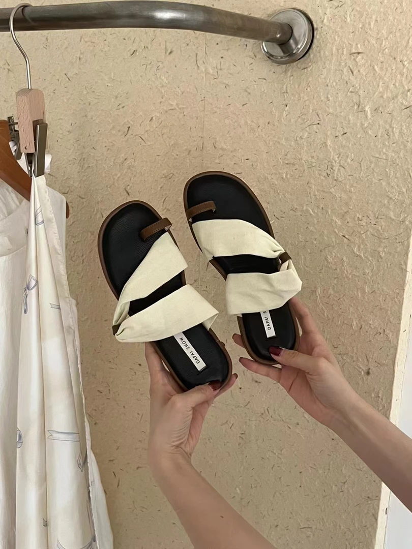 SIMIDA诗觅   休闲罗马鞋软底套趾拖鞋 233B393