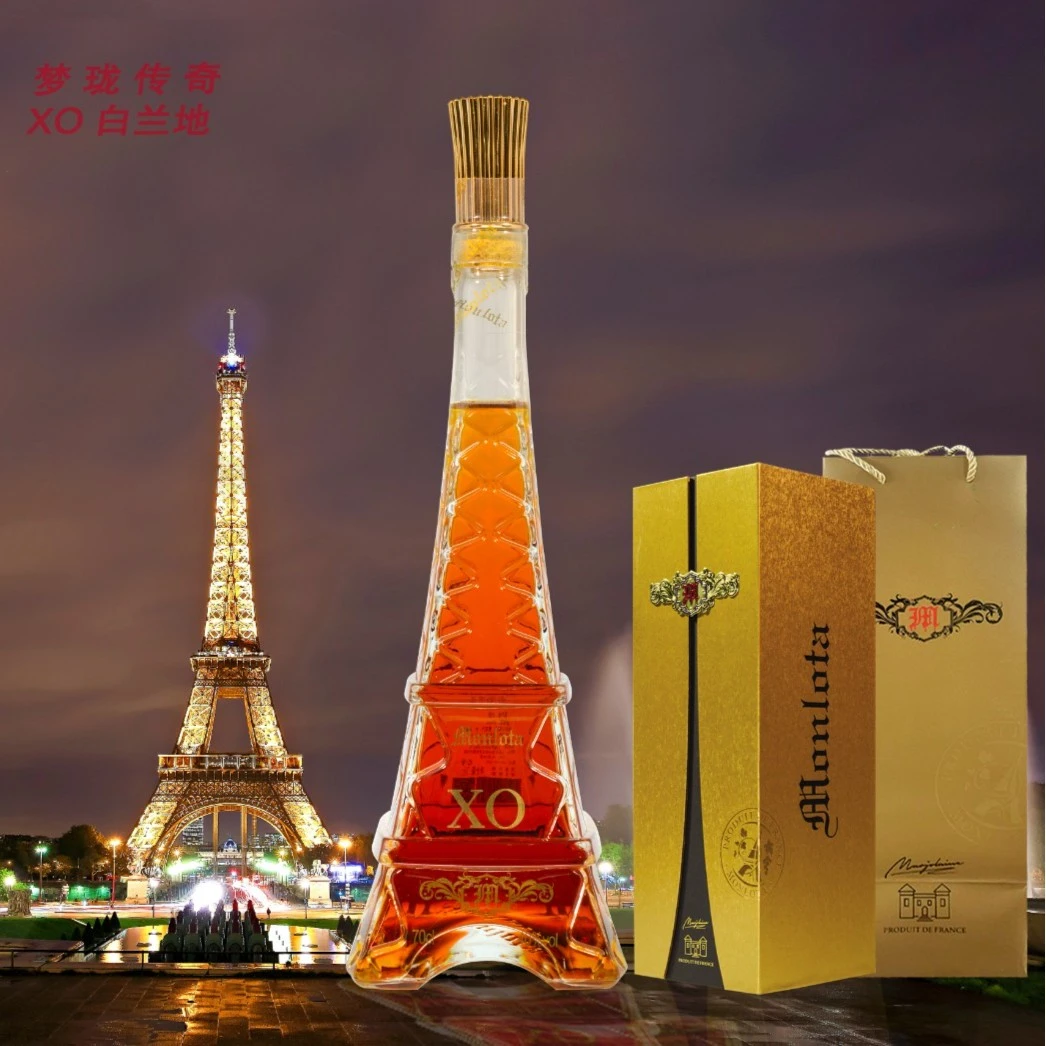 法国进口梦珑传奇XO白兰地700ml单支赠礼盒包装