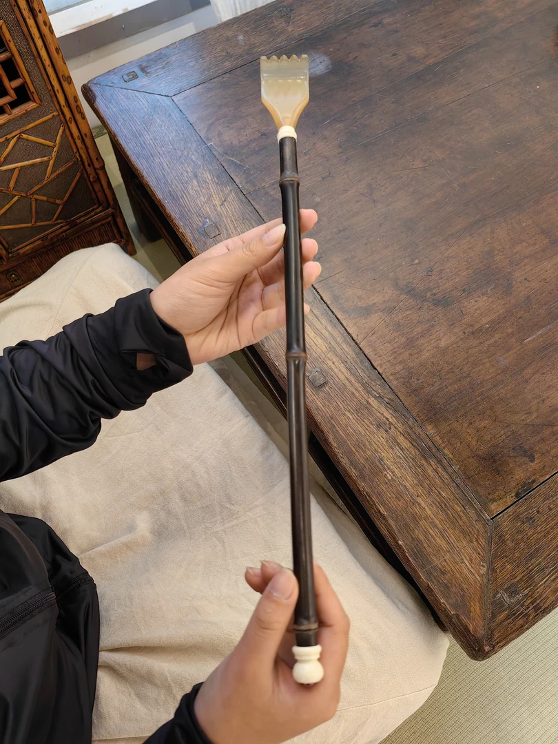 天然竹枝痒痒挠 不求人老头乐手工精磨老料实心竹竹节痒痒耙背扒