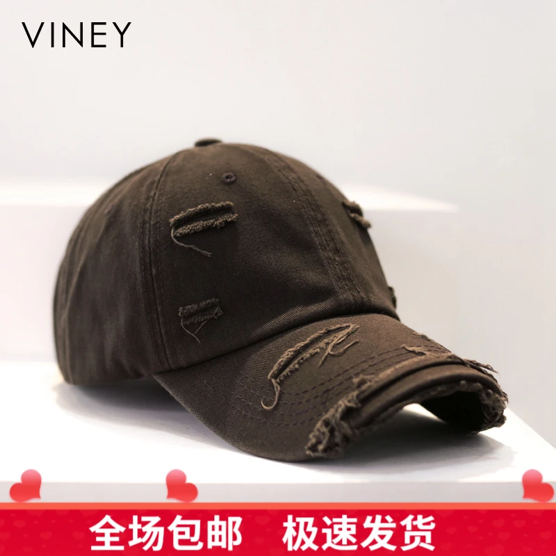 Viney鸭舌帽女个性休闲显脸小防晒帽子新款潮流情侣同款棒球帽