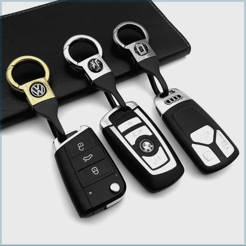 高端汽车钥匙扣通用钥匙圈高档可定制个性钥匙挂扣防丢腰挂钥匙链