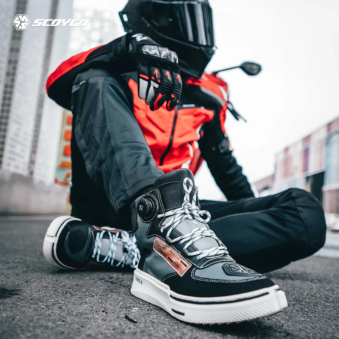 赛羽品牌摩托车骑行鞋四季骑行机车防摔耐磨休闲通勤鞋摩托赛车鞋