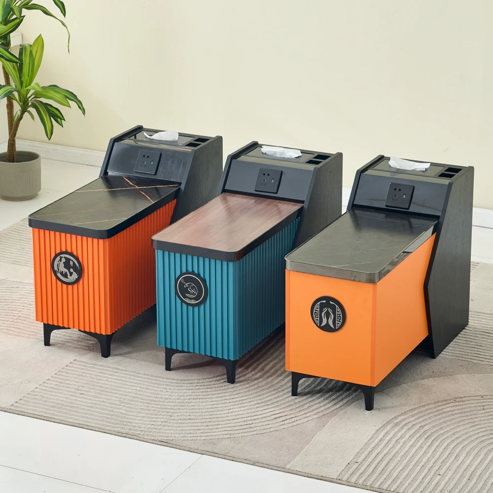 足浴茶几足疗沙发茶几柜美甲美容边几角几桑拿按摩床中间小茶几桌