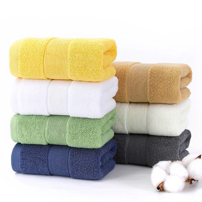 32股毛巾加大加厚柔软吸水刺绣logo全棉家用洗脸巾棉柔面巾厂家