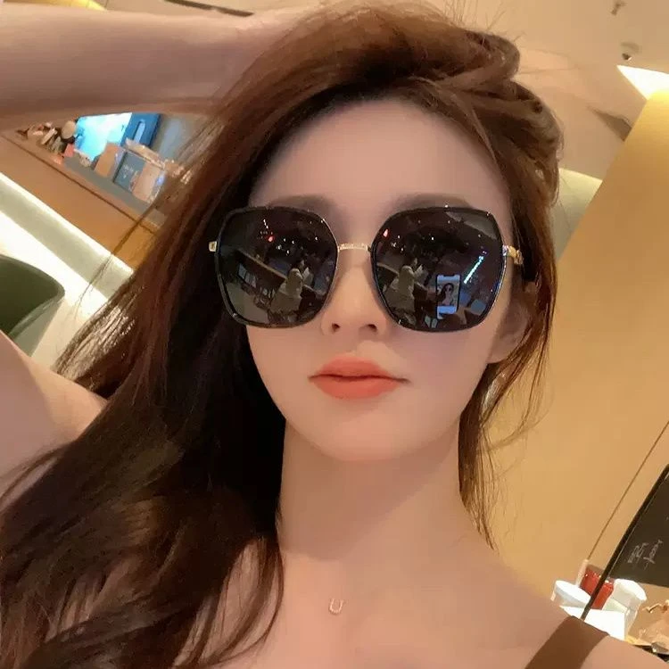 墨镜女2024年新款潮夏季防晒防紫外线大脸显瘦近视太阳眼镜高级感