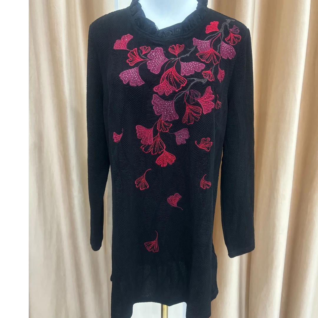 （衣长75）时尚大衫2576