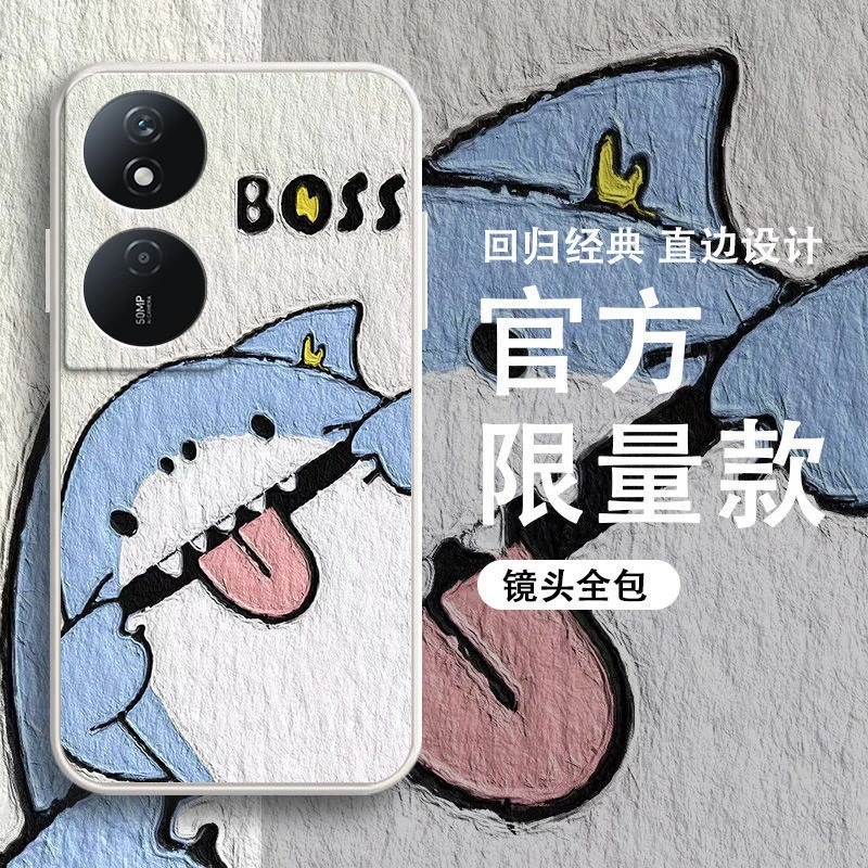 荣耀Play8T手机壳男女款全包防摔软壳可爱ins直边网红软套超好看