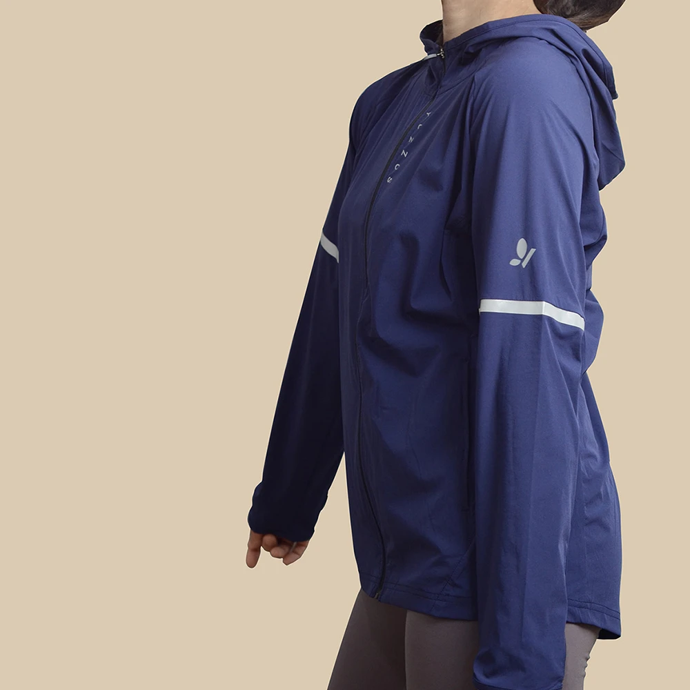 秋冬超轻防风外套运动连帽柔软速干梭织男款马拉松跑步外套女款