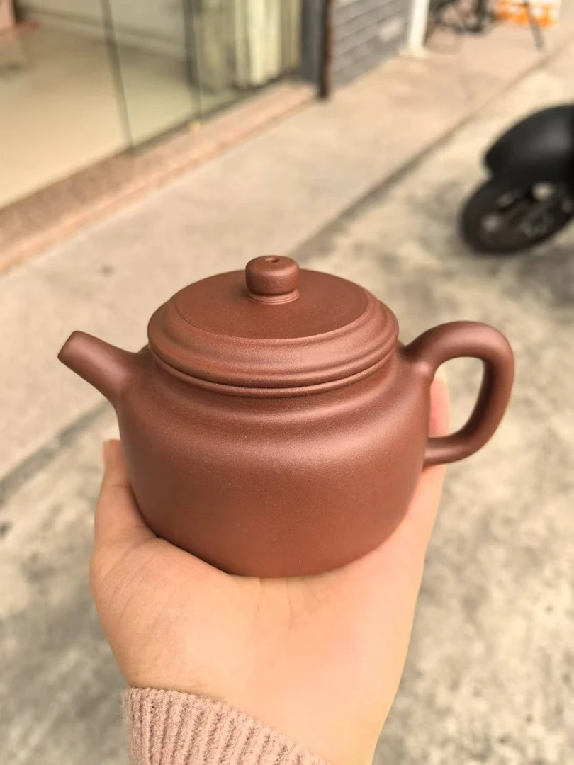 当代 宜兴紫砂壶  德中瑕疵品