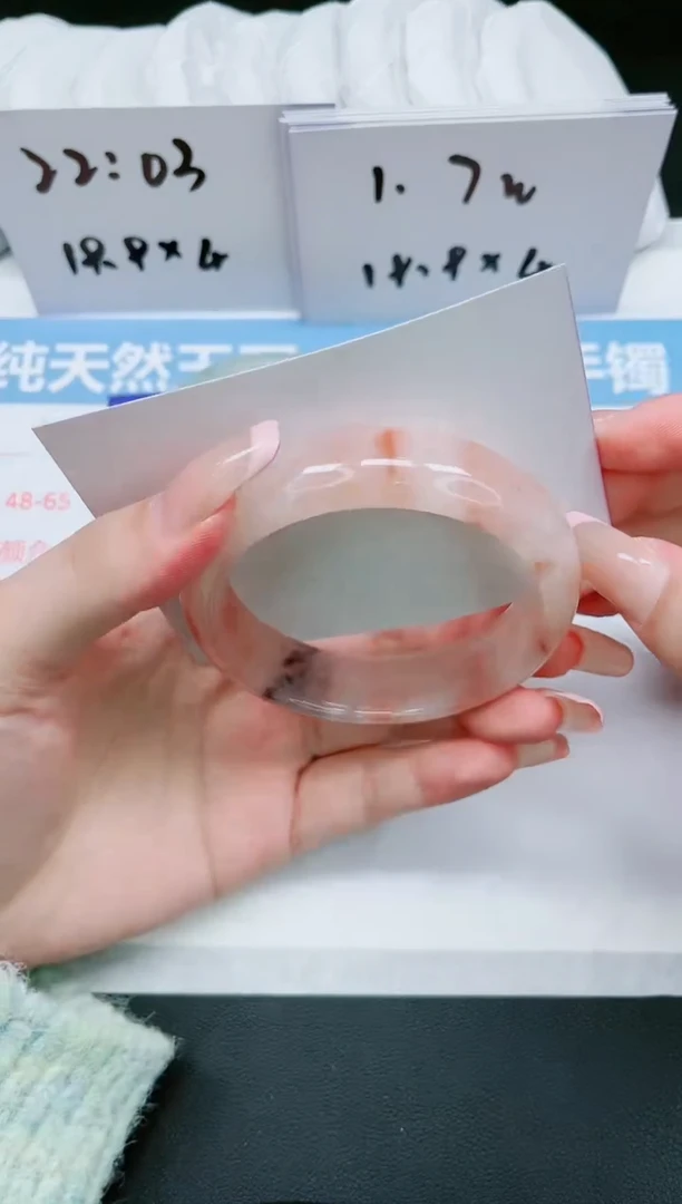 【闪购商品】石英质玉手镯未镶嵌K154-59.7