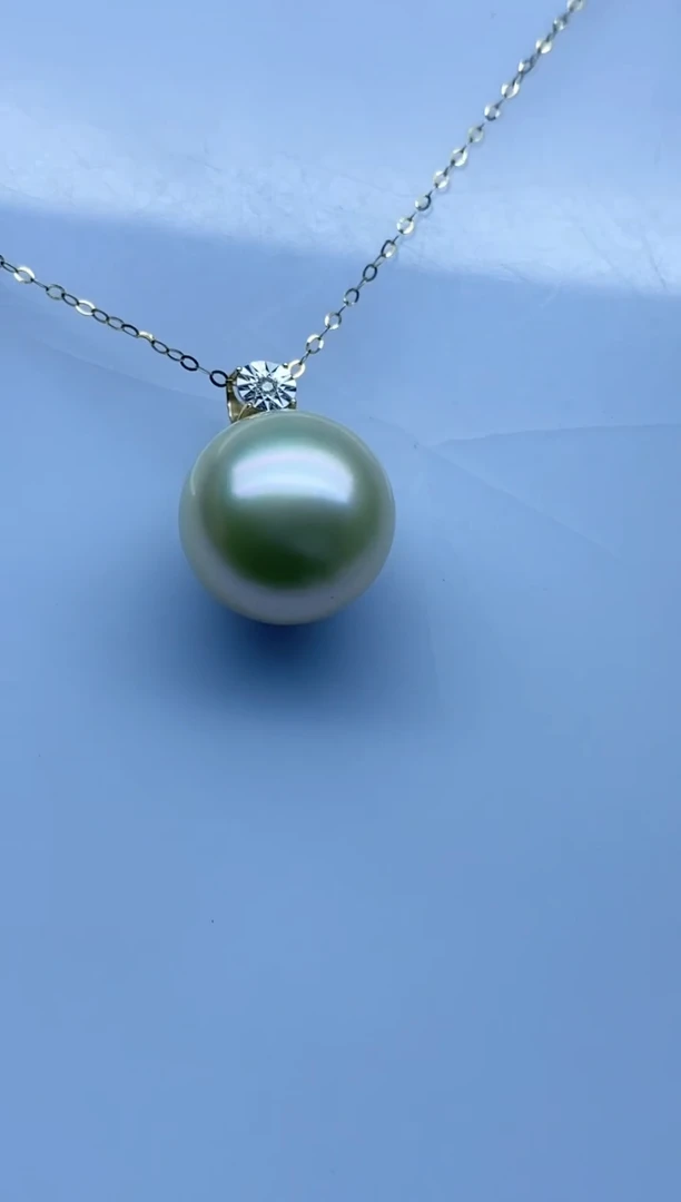 【闪购商品】海水珍珠颈饰18K金镶嵌吊坠