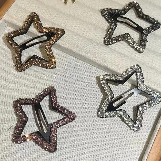 星星时尚发夹边夹-1037