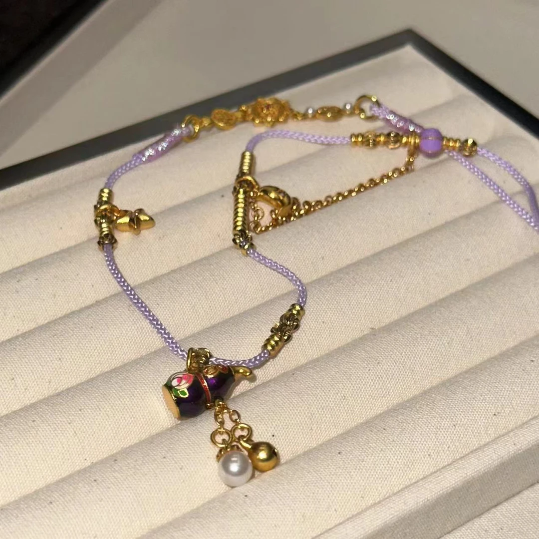 铜合金项链 紫葫芦时尚项链-2075