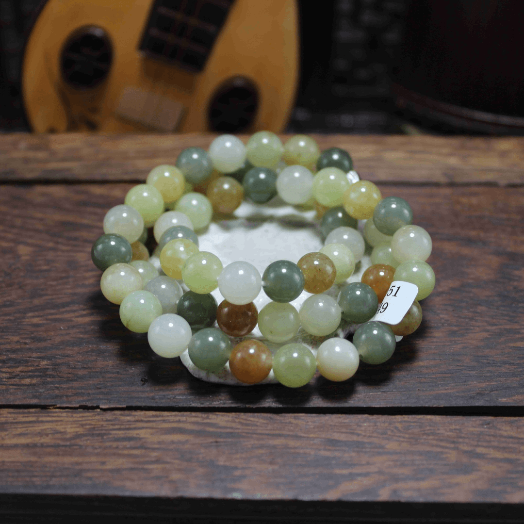 和田玉----多宝项链