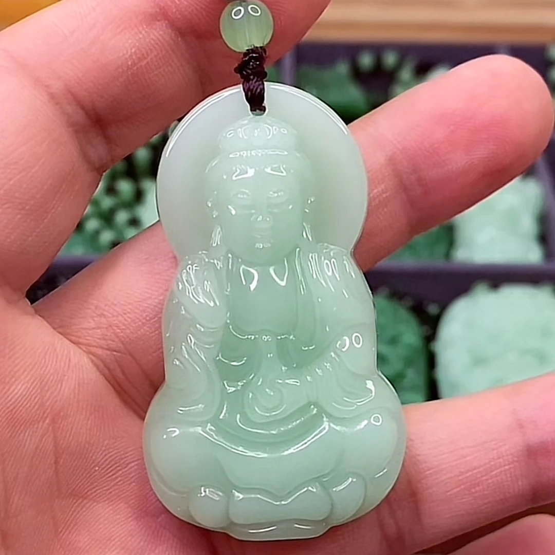 1.浅绿八角观音经典款.