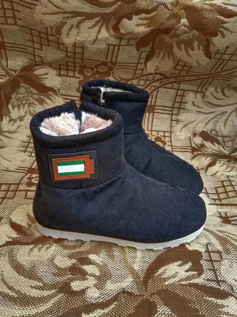 手工棉鞋 防滑耐磨舒适养脚纯手工保暖【男女同款高帮靴子】