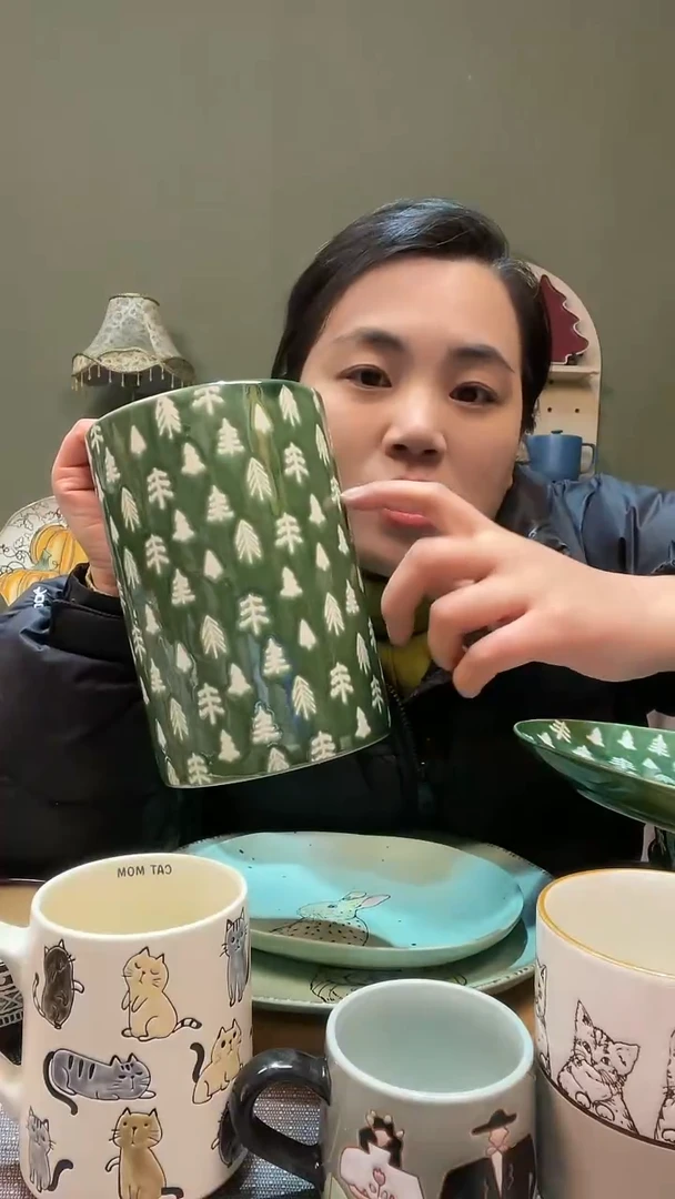 【闪购商品】陶瓷盘松树罐子 微瑕满20发货