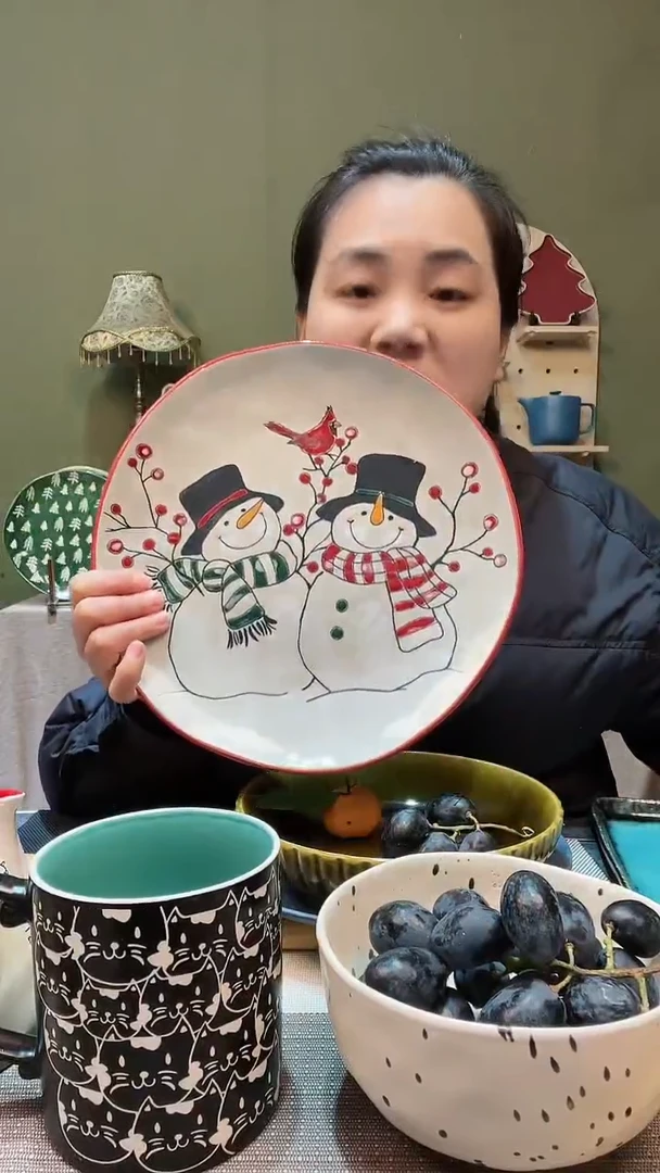 【闪购商品】陶瓷瓷片11英寸大盘 微瑕满20发货