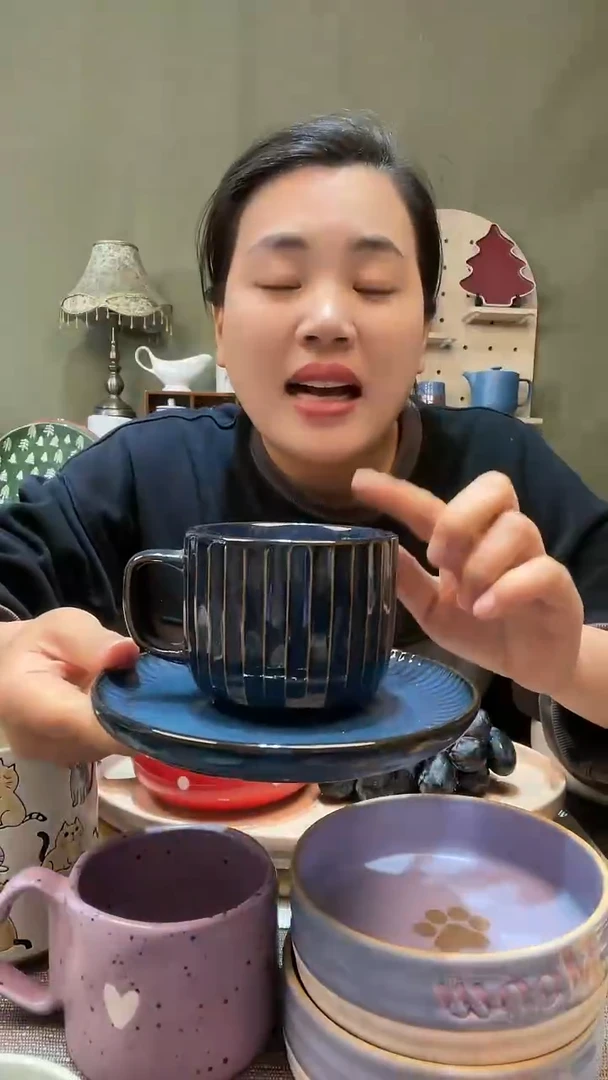 【闪购商品】陶瓷盘咖啡杯碟 微瑕满20发货