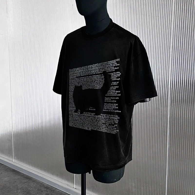 【猫咪数码】数码直喷夏季短袖T恤男纯棉半袖潮流休闲体恤衫男