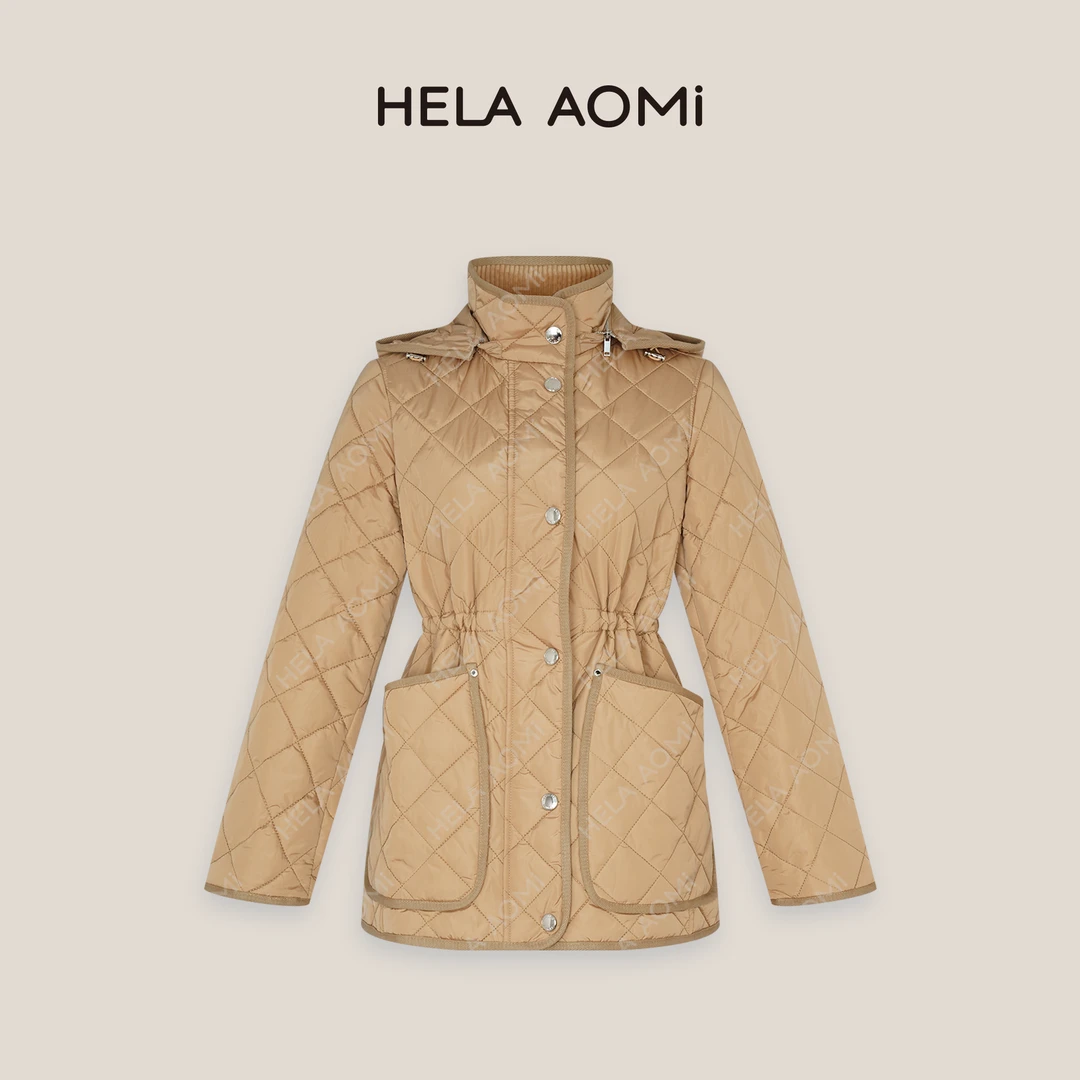 HELA AOMI “宝莉收腰奶奶服”经典菱格抽绳奶奶服CY4DM00507