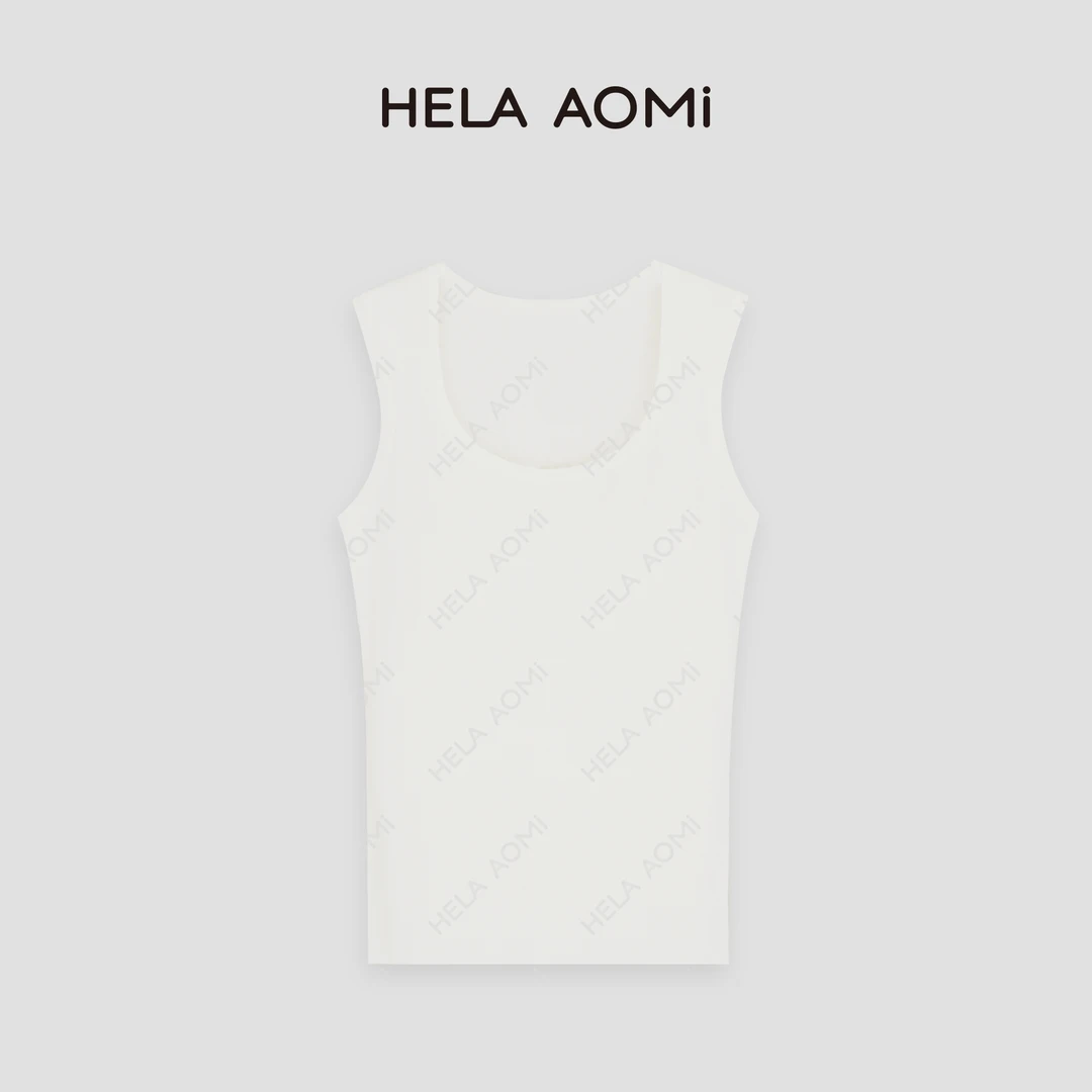 HELA AOMI 短款百搭纯色无袖女背心打底CY4AX51036