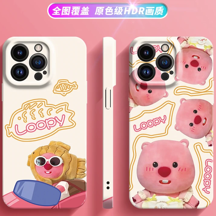 苹果14小海狸loopy手机壳11Pro鲷鱼烧iPhone12promax菲林ip13mini