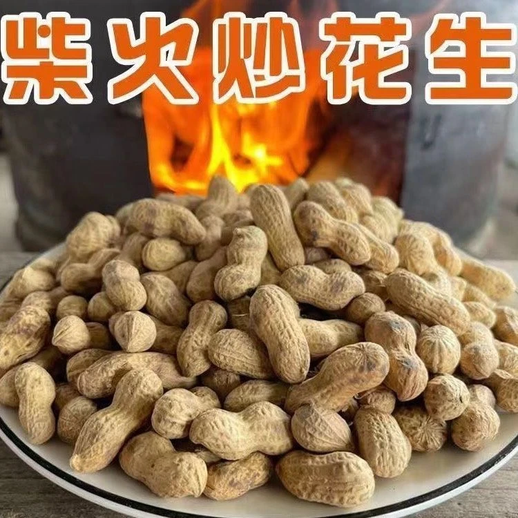 【净重】2024地锅柴火炒花生正阳小白沙罗汉果原味正阳花生正阳花生