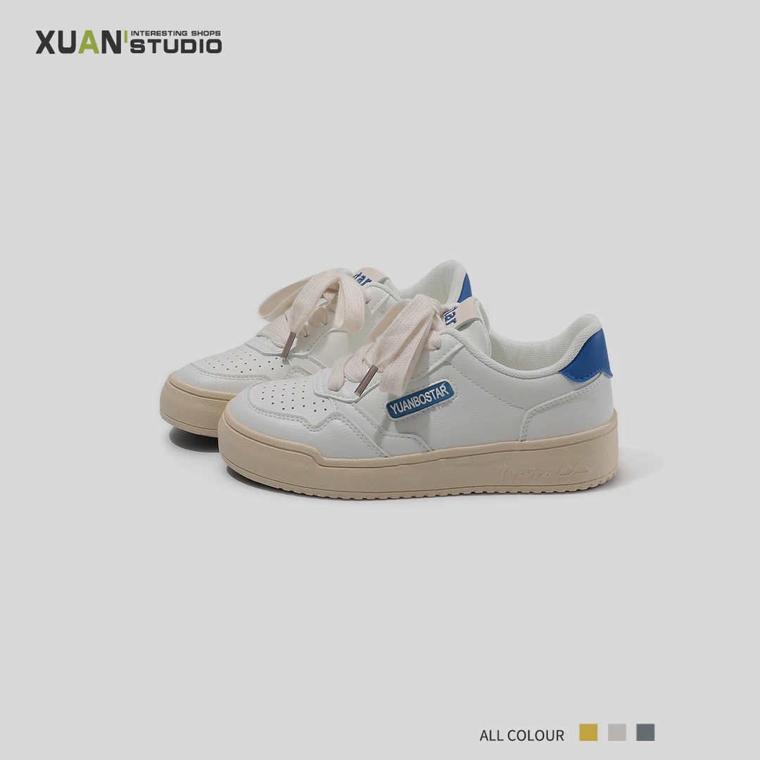 女鞋百搭休闲鞋2024夏季新款潮流小众厚底低帮白色板鞋学生小白鞋