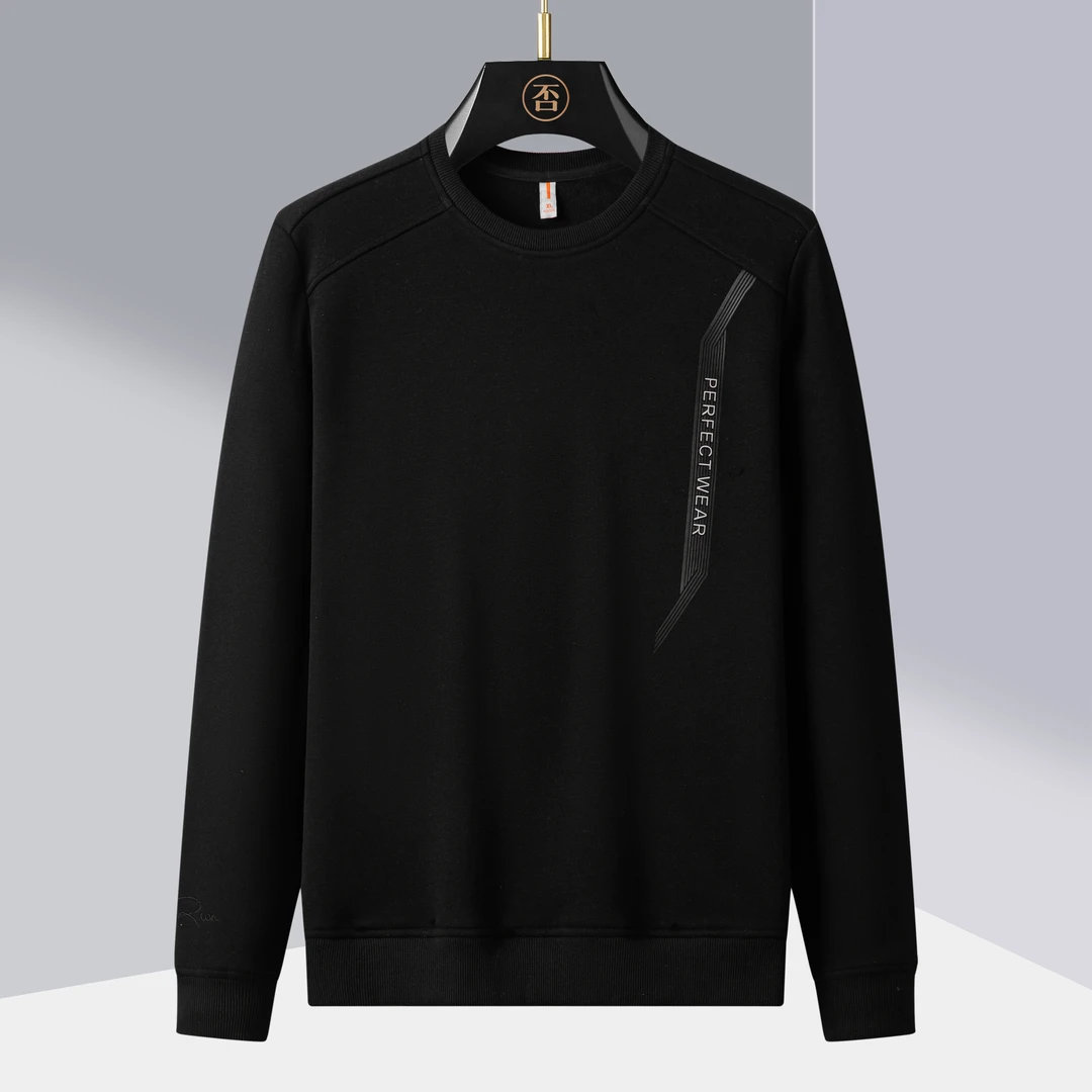 【千禧严选】品牌撤柜冬季高克重男士加绒卫衣休闲时尚通勤保暖