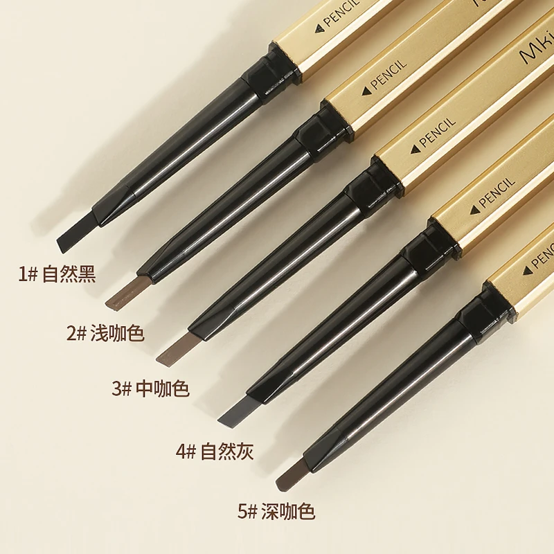 小金筷极细眉笔双头防水防汗自然持久不易脱色不易晕染不掉色新手