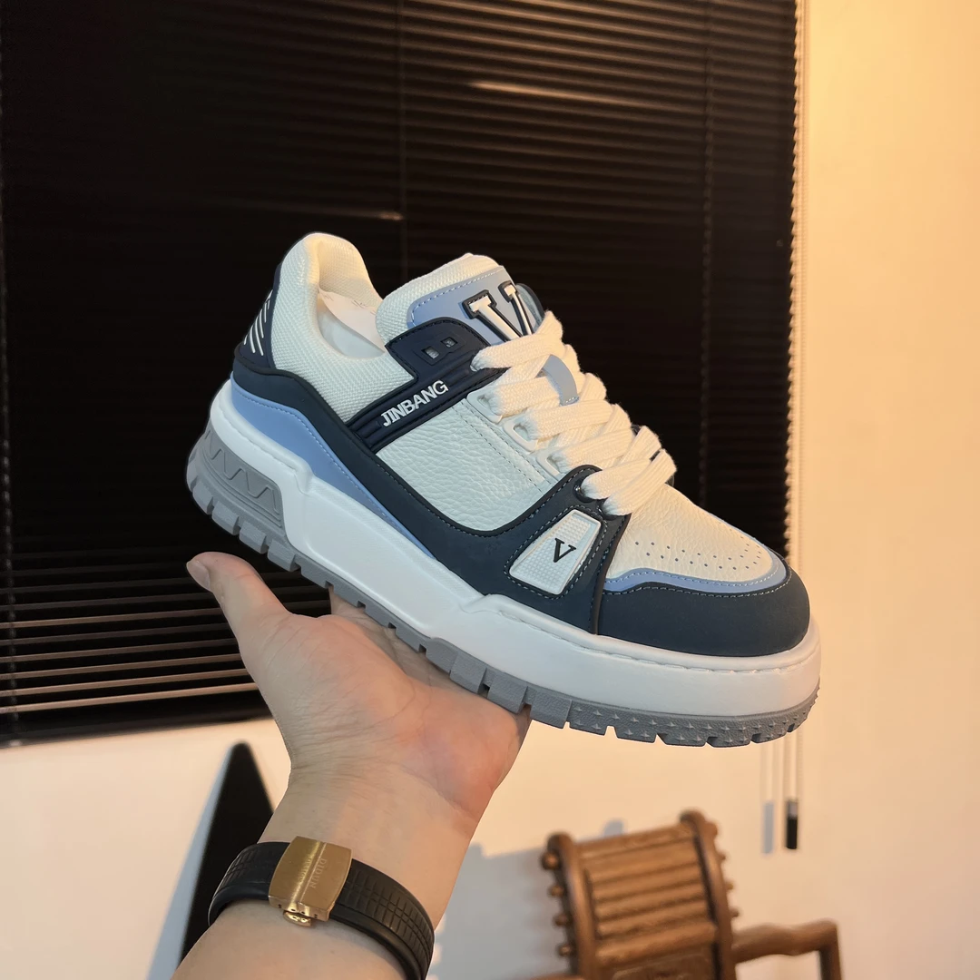 欧品男士四季休闲时尚百搭日常潮流百搭高端休闲皮鞋 0301-F1