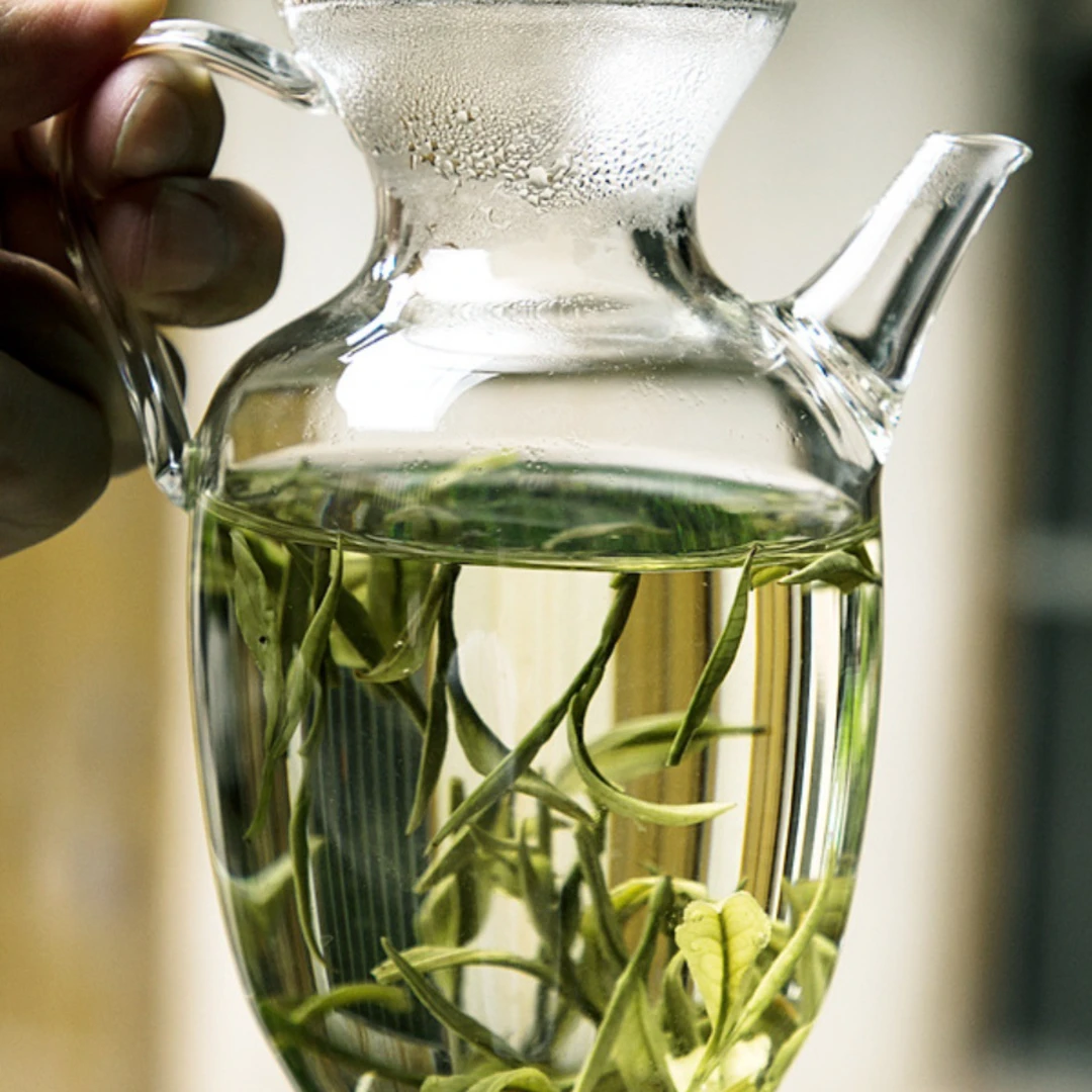 （新店开业价格）高硼硅耐热玻璃泡茶壶器小青柑壶，绿茶壶仿加厚款