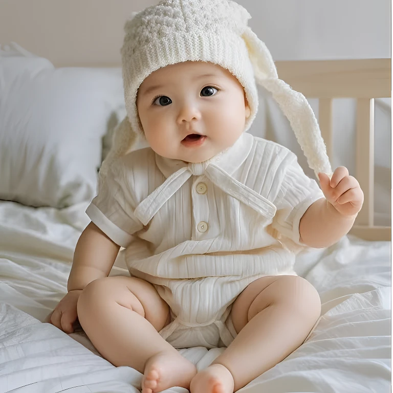 小杨桃宝宝耳机图案T恤