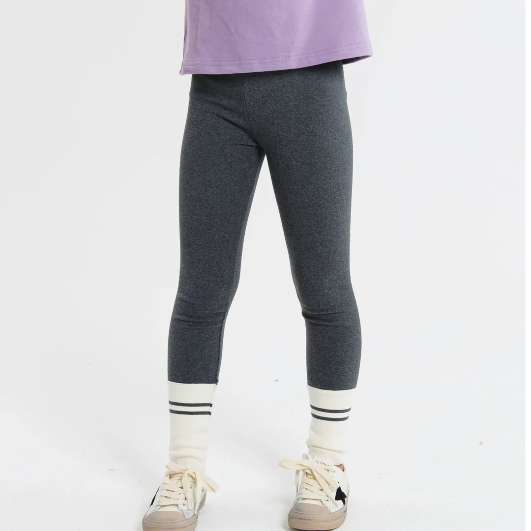 2024丘棠秋季新款中大童横机脚口弹力打底裤Q243069