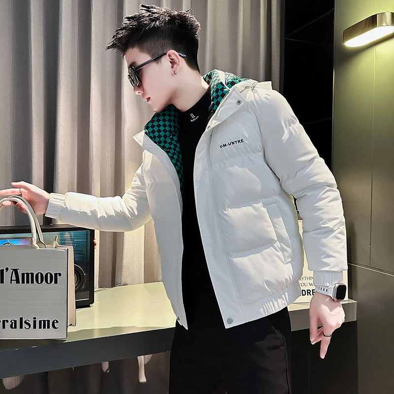 棉服外套男士冬季2024新款爆款百搭立领加厚保暖棉袄连帽棉衣男装