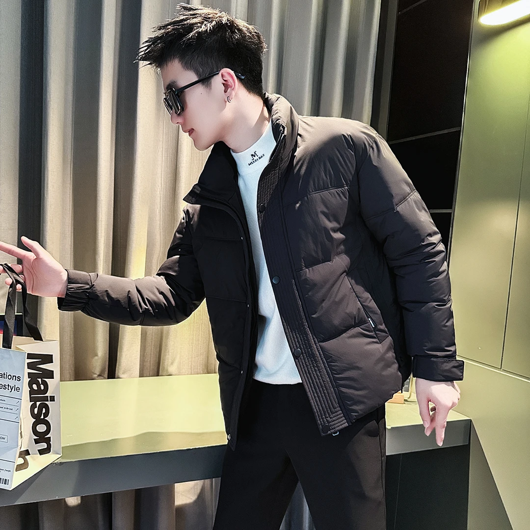 男士冬款外套棉服男款爆款2024新款加厚百搭立领棉衣男生冬季棉袄