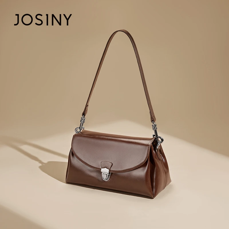 卓诗尼2024爆火女士单肩包腋下包高级感通勤包大学生洋气百搭包包